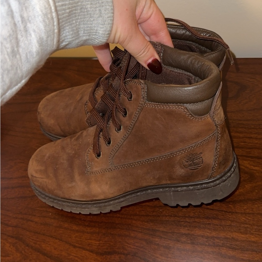 Brown timberlands